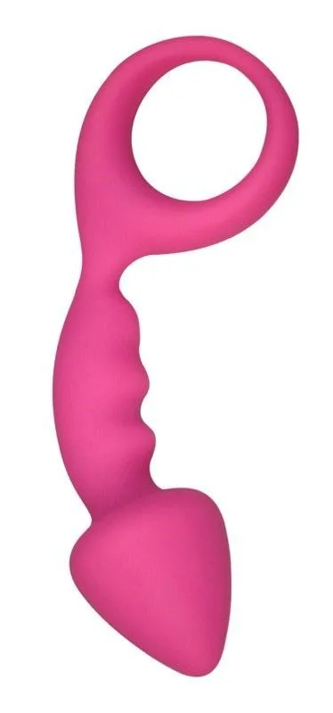 Анальна пробка Adrien Lastic Budy Pink зі стимулюючою ніжкою