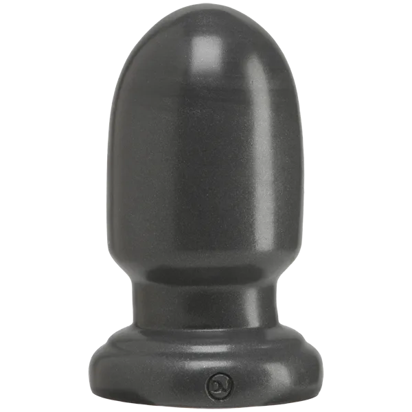 Анальна пробка для фістингу Doc Johnson American Bombshell - Shell Shock S Gun Metal, діаметр 7,4см