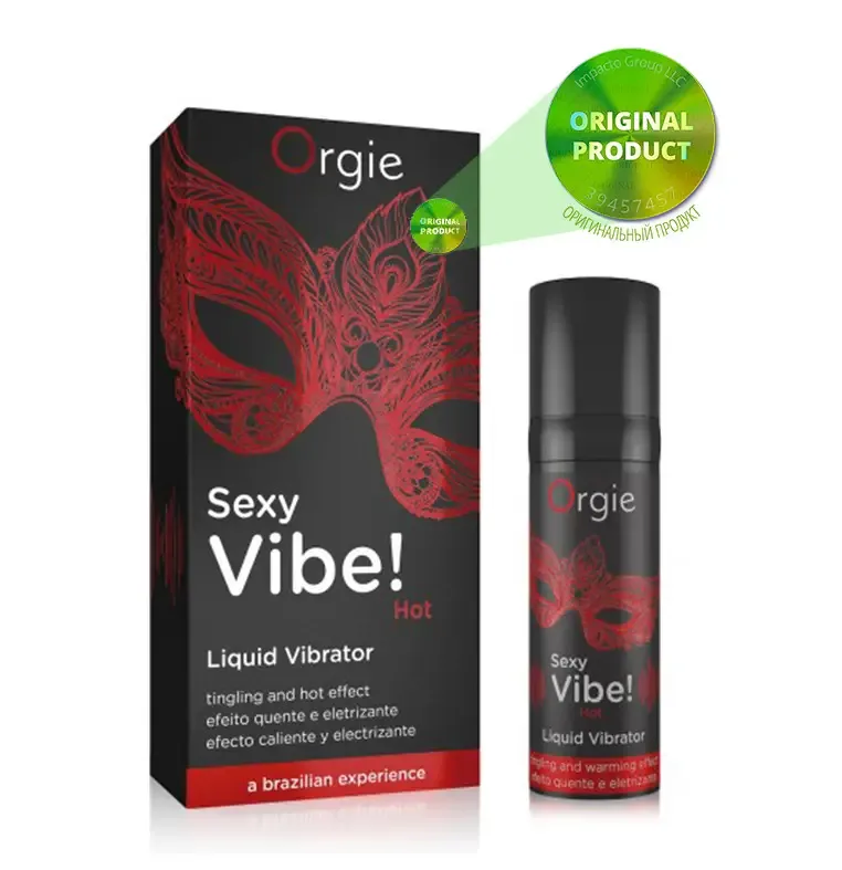 Рідкий вібратор "SEXY VIBE", 15 мл вібрація + зігрівальний ефект Orgie