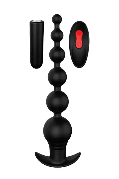 Анальний ланцюжок з пультом керування REMOTE GRADUATING BEADS