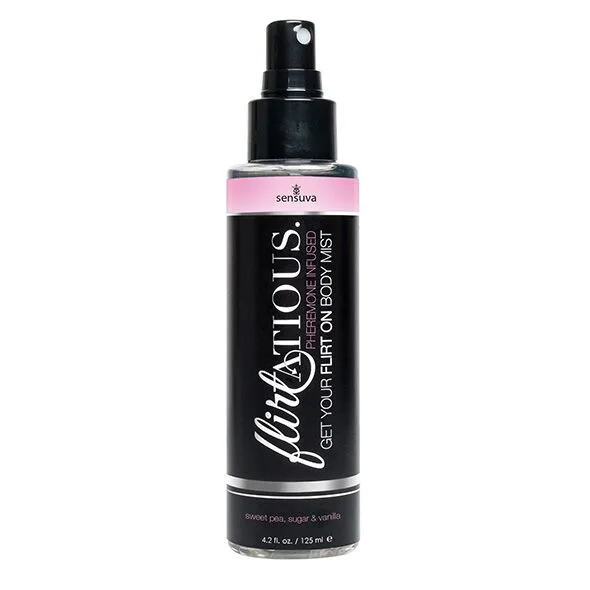 Спрей-міст для тіла з феромонами Sensuva Flirtatious Vanilla