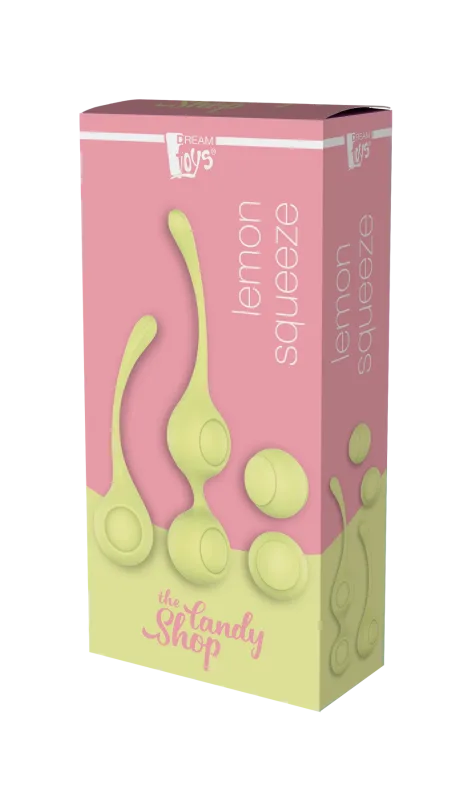 Вагінальні кульки Dream Toys THE CANDY SHOP LEMON SQUEEZE