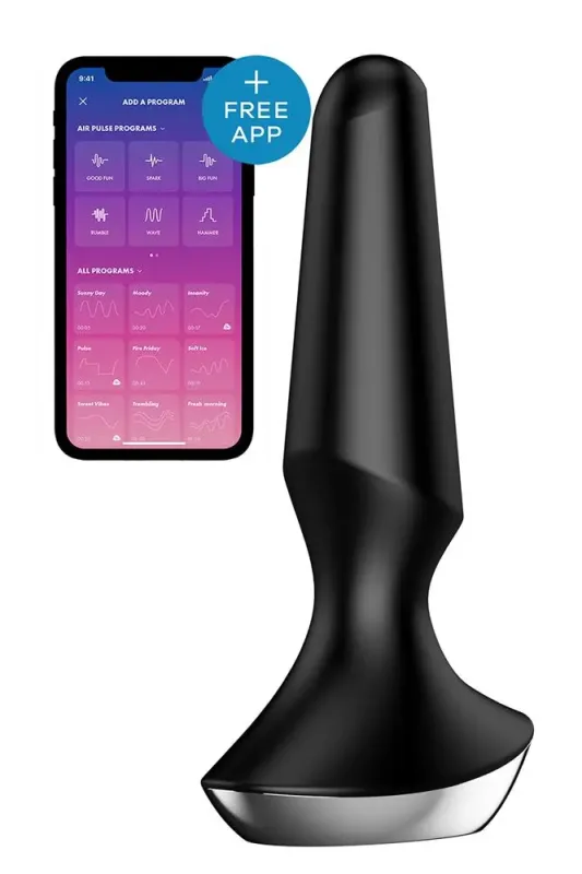 Анальна пробка з функцією керування смартфоном SATISFYER PLUG-ILICIOUS