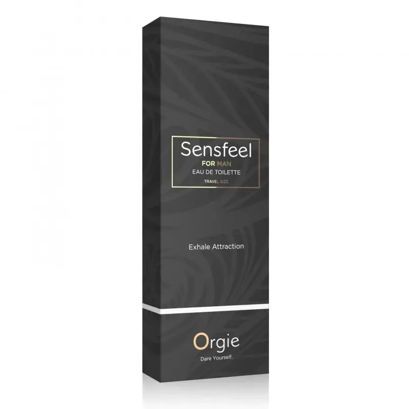 Чоловіча туалетна вода SENSFEEL + афродизіак, 10 мл ефективна феромон-технологія Orgie