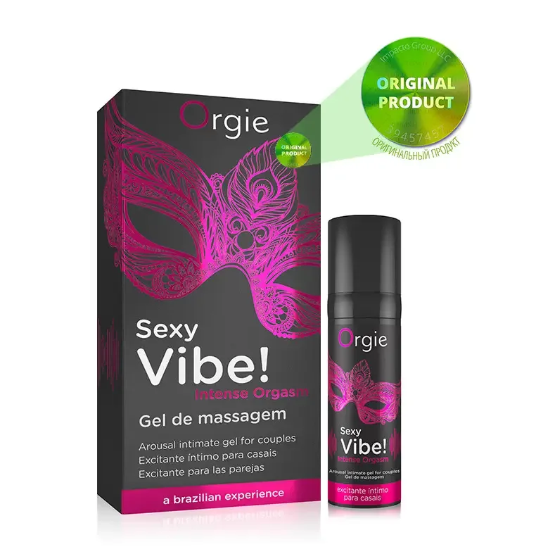 Рідкий вібратор «SEXY VIBE», 15 мл вібрація + підсилення оргазму Orgie