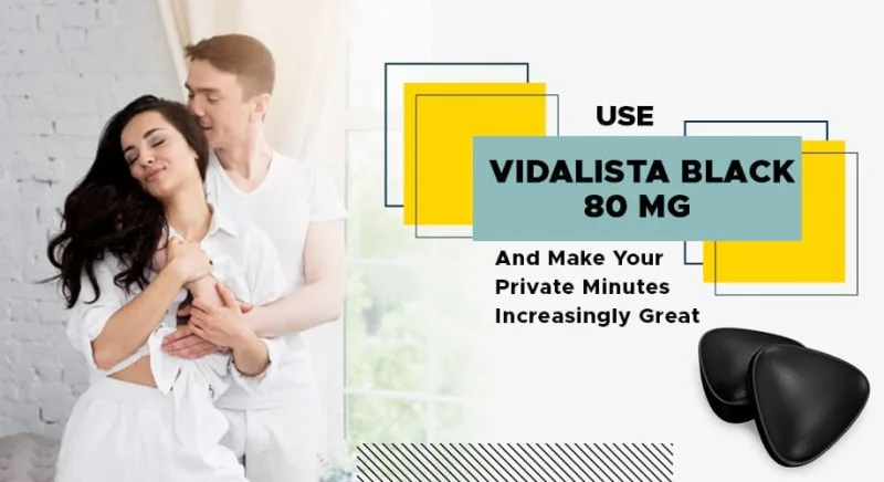 Мужской возбудитель Сиалис Vidalista Black 80 мг