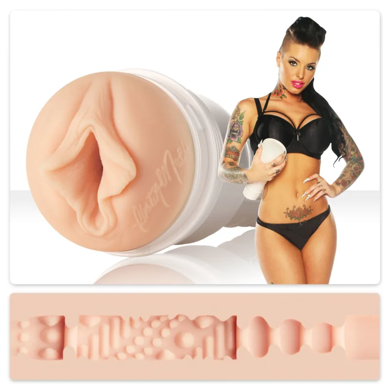 Мастурбатор Fleshlight Girls: Christy Mack - Attack, зі зліпка піхви, дуже ніжний