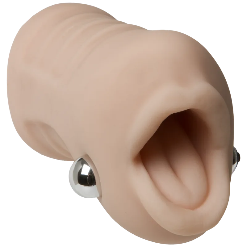 Вібромастурбатор ротик Doc Johnson Sasha Grey - Ultraskyn Vibrating Deep Throat Sucker