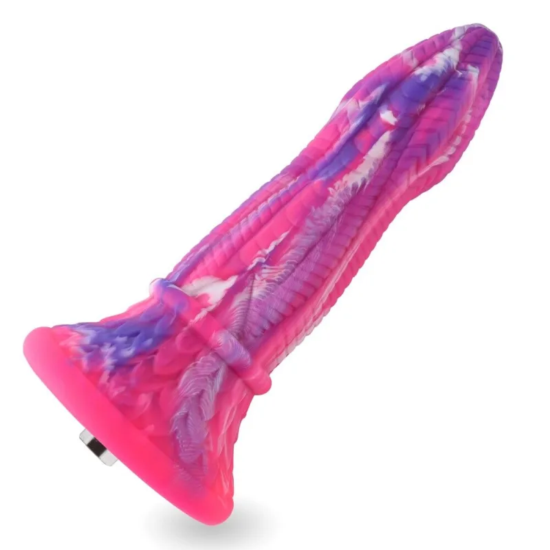 Фалоімітатор для секс-машин Hismith 10.3″ Silicone Monster Dildo Series, система кріплення KlicLok і присоска, діаметр 6,4 см, довжина 26,1 см