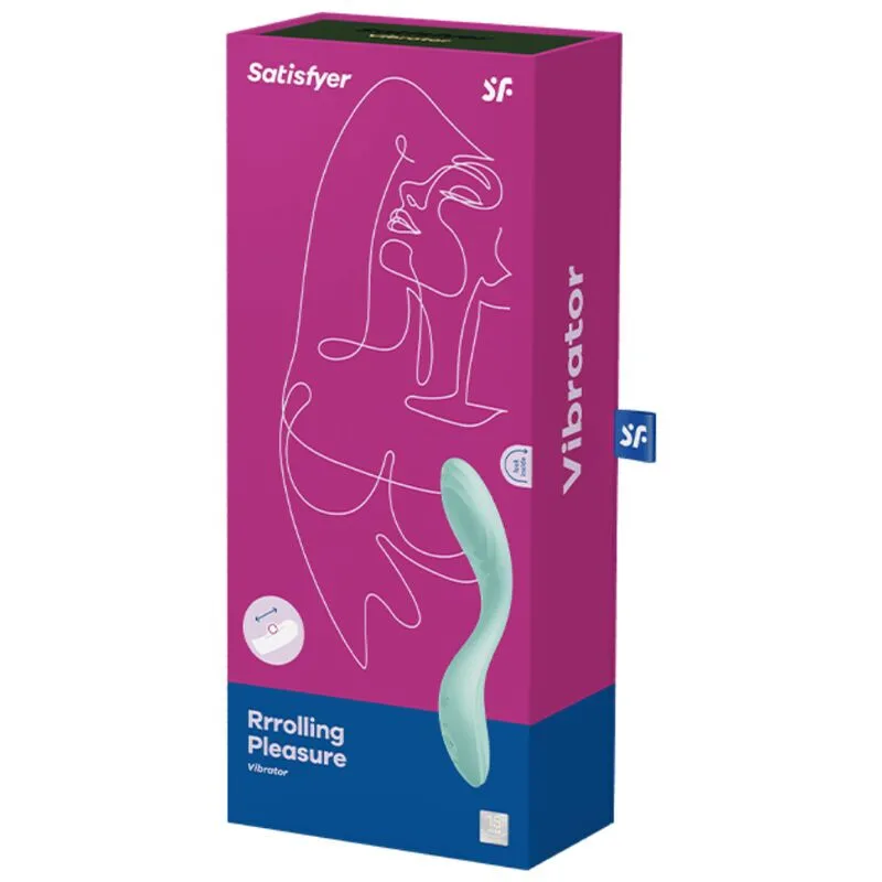 Вібратор з перлинною стимуляцією точки G Satisfyer Rrrolling Pleasure Mint