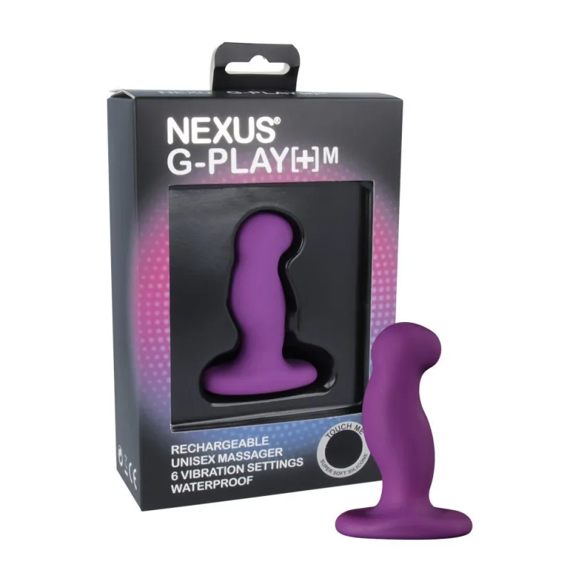Вібромасажер простати Nexus G-Play Plus M Purple, макс. діаметр 3 см