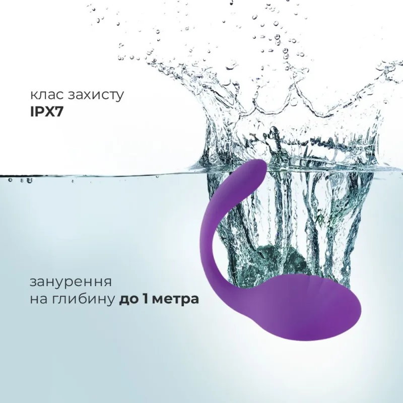 Виброяйце зі стимулятором клітора Adrien Lastic Smart Dream II з пультом LRS, можна під одяг