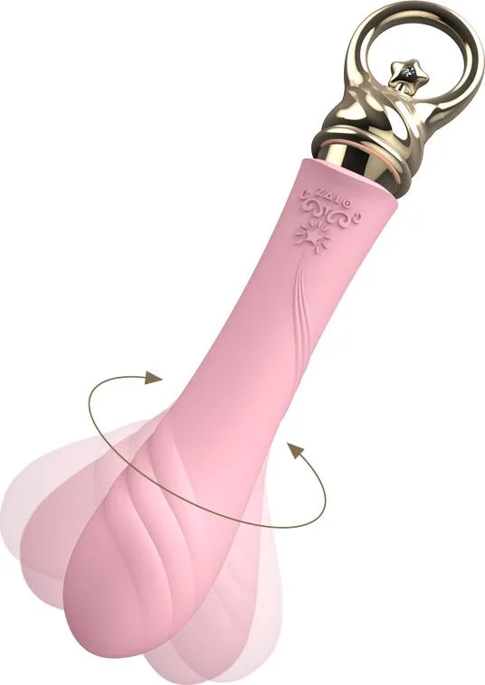 Вибратор для точки G с подогревом Zalo Sweet Magic - Courage Fairy Pink