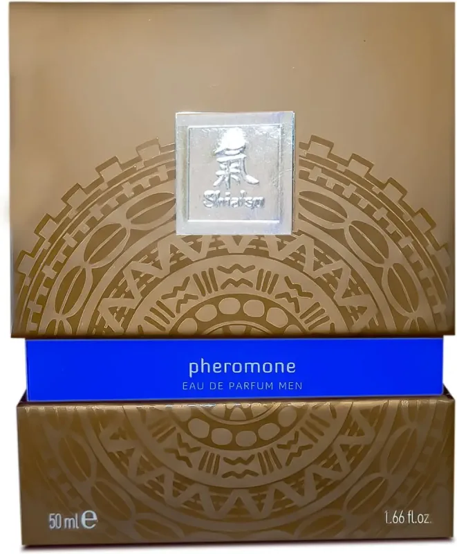 Духи із феромонами чоловічі SHIATSU Pheromone Fragrance men darkblue 50 ml
