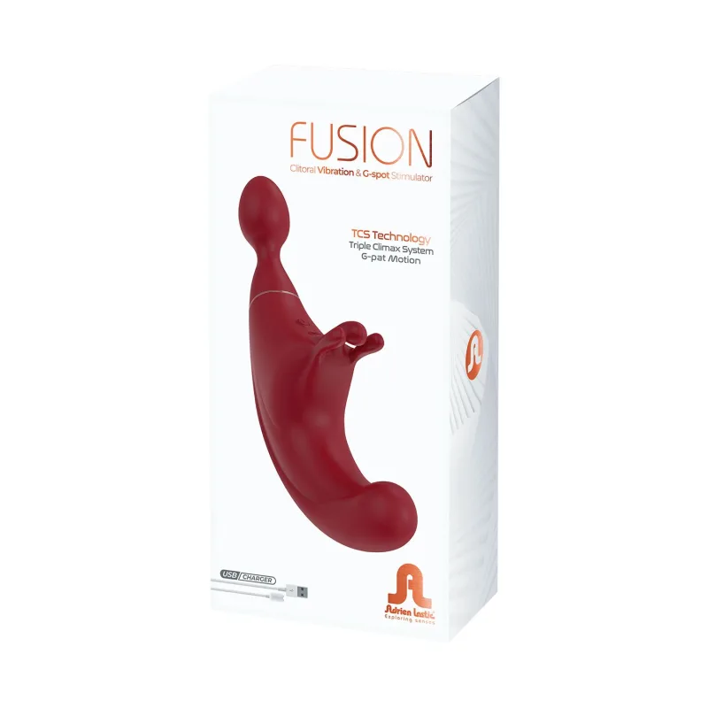 Супервібромасажер 3в1 Adrien Lastic Fusion, вібрації та пульсивний кінчик