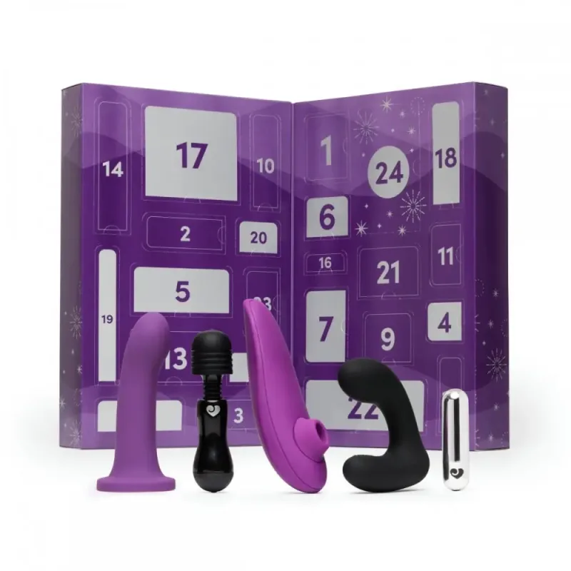 Адвент календар (24 предмети) Lovehoney Couple's Advent Calendar 2023 Фіолетовий