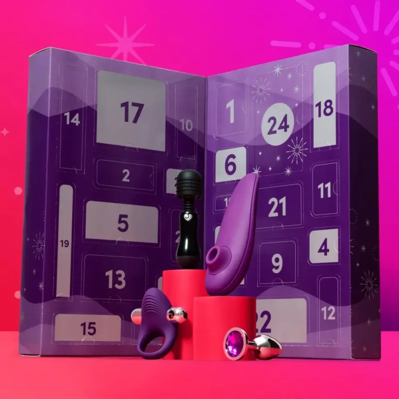 Адвент календар (24 предмети) Lovehoney Couple's Advent Calendar 2023 Фіолетовий
