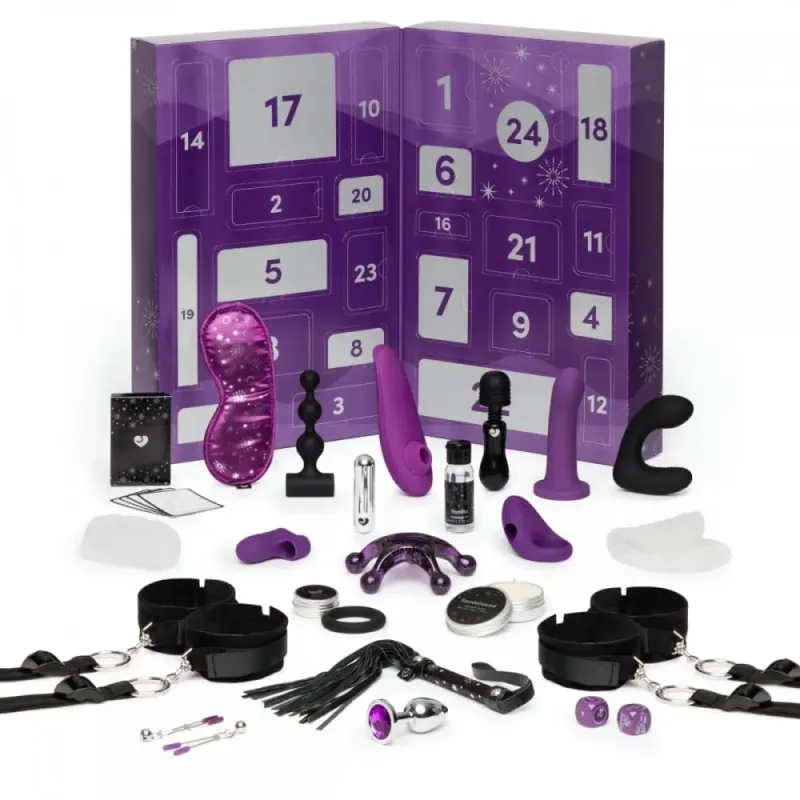 Адвент календар (24 предмети) Lovehoney Couple's Advent Calendar 2023 Фіолетовий