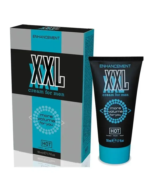 Крем ерекційний плюс збільшення об'єму HOT XXL Enhancement Cream for men 50 мл