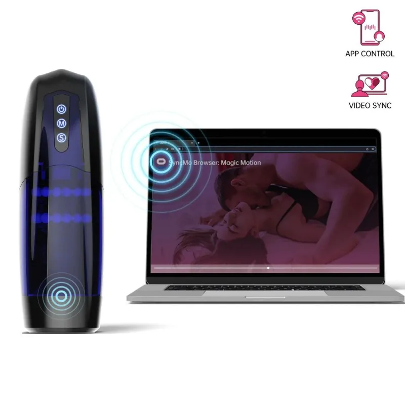 Інтерактивний смарт-мастурбатор Magic Motion Xone, імітація фрикцій, 10 режимів, турбо-кнопка