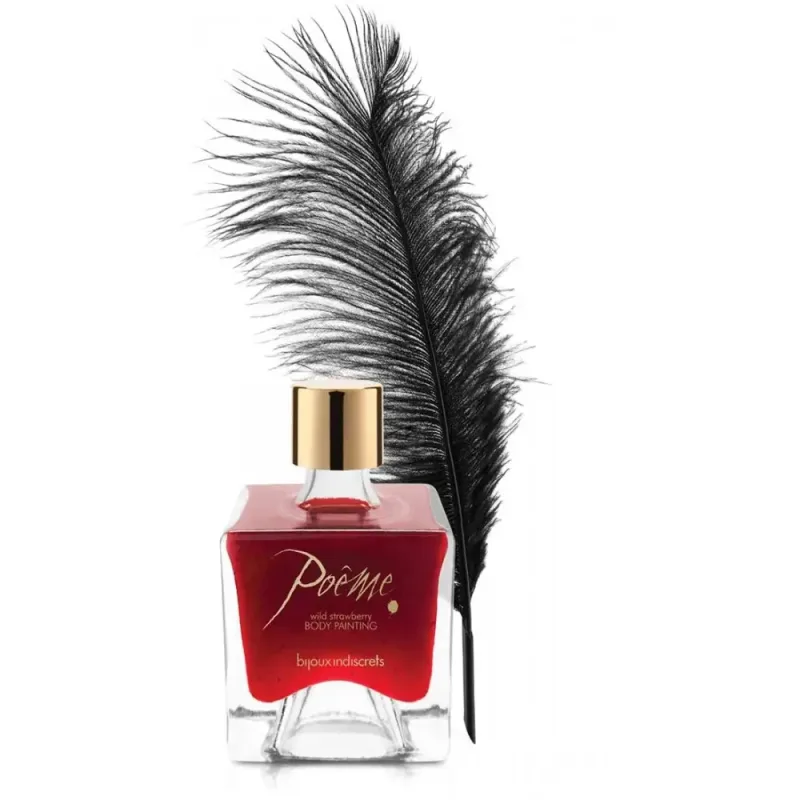 Їстівна фарба для тіла Bijoux Indiscrets Poeme - Wild Strawberry, 50г