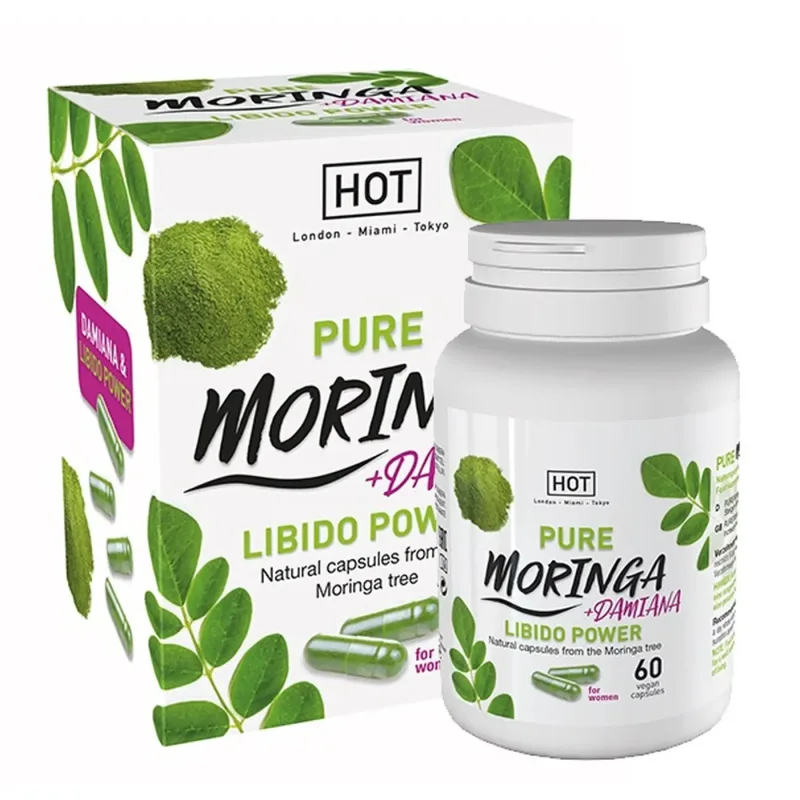 Капсули для підвищення лібідо у жінок HOT Bio Moringa Libido (ціна за упаковку, 60 шт)