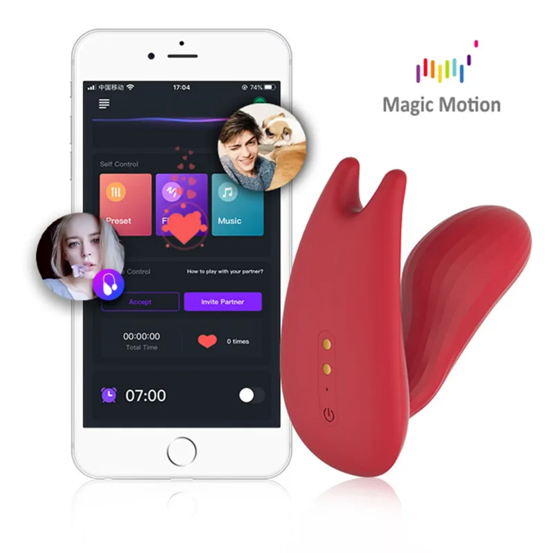 Смарт-вібратор Magic Motion Umi Red