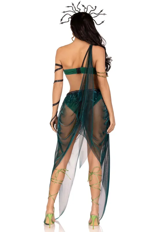 Еротичний костюм Медузи Горгони Leg Avenue Medusa Costume XS,S,M,XL топ, спідниця, нарукавники, прикраси