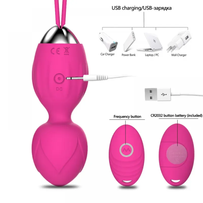 Вагінальні кульки SKYLOVE USB
