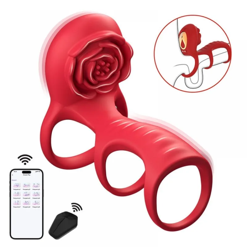 Насадка на пеніс RoseX Dual Vibe Ring