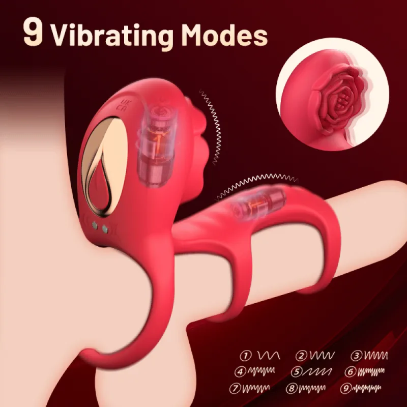 Насадка на пеніс RoseX Dual Vibe Ring