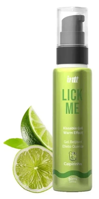 Оральний гель зі смаком кайпіріньї Intt Lick Me Caipirinha зі зігріваючим ефектом, 50 мл