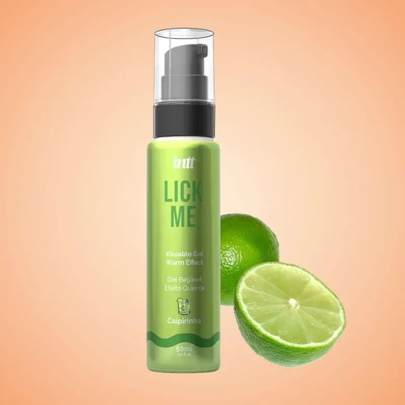 Оральний гель зі смаком кайпіріньї Intt Lick Me Caipirinha зі зігріваючим ефектом, 50 мл