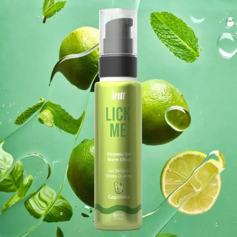 Оральний гель зі смаком кайпіріньї Intt Lick Me Caipirinha зі зігріваючим ефектом, 50 мл