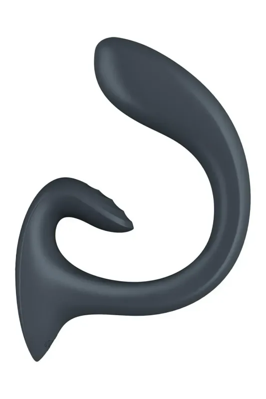 Вібратор для стимуляції точки G та клітора Satisfyer G for Goddess 1 темно-сірий