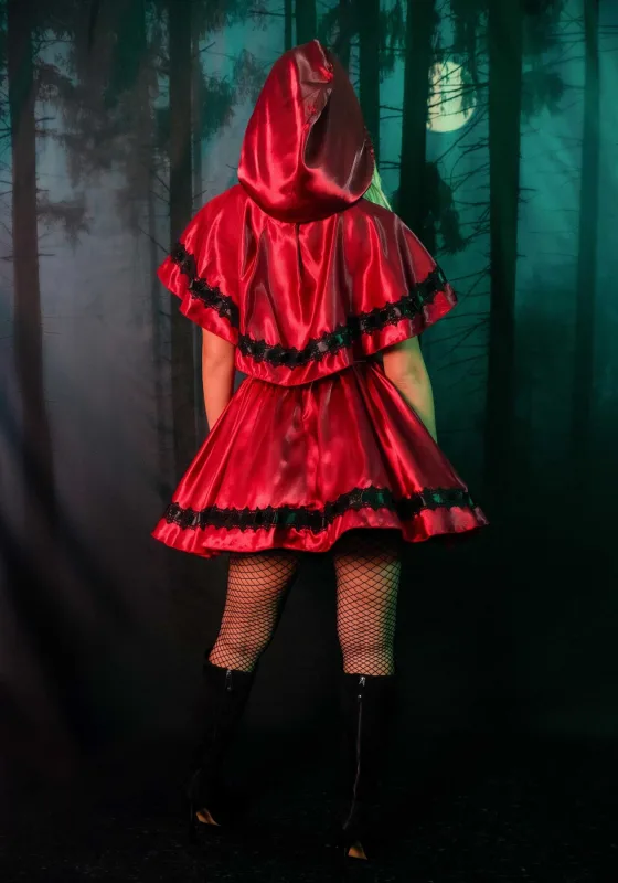Еротичний костюм Червоної шапочки Leg Avenue Gothic Red Riding Hood L, XL. XXL. 3XL-4XLсукня, накидка