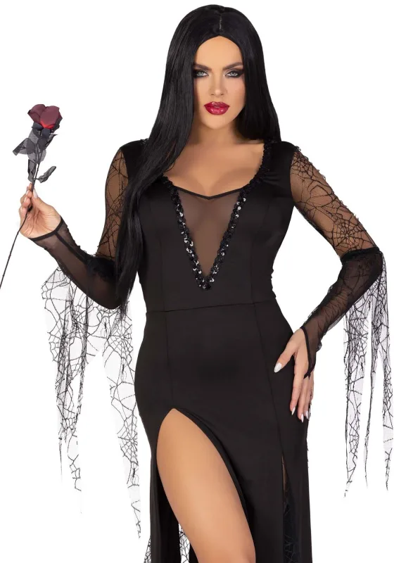 Костюм Мортіші Аддамс Leg Avenue Sexy Spooky Morticia S/M/XL/XXL/3XL/4XL