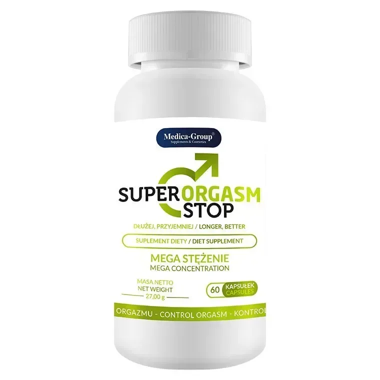 Капсули для затримання еякуляції Medica Group Super Orgasm Stop, 60 капсул